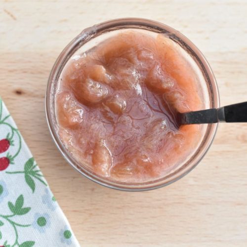 Æble rabarber marmelade - nem opskrift
