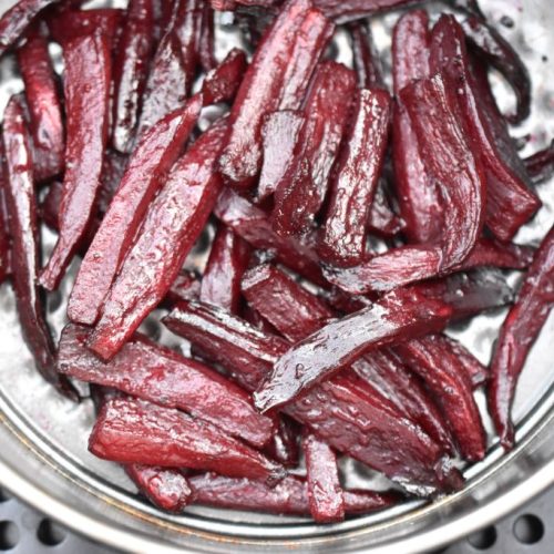 Bagte rødbeder i airfryer - bagte rodfrugter