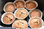 Bananmuffins i airfryer - lækre med chokolade