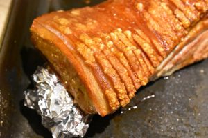 Ribbensteg med sprød svær - saftig & lækker