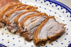 Ribbensteg med sprød svær - saftig & lækker 