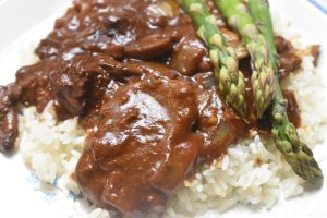 DSC_1500 • nogetiovnen.dk Mørbrad stroganoff med svinemørbrad - opskrift