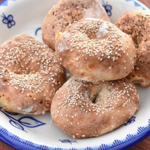 Bagels i airfryer - nem opskrift uden gær