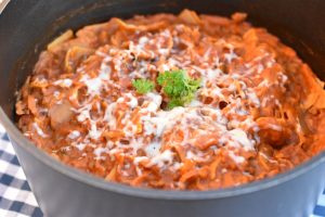 One pot lasagne i gryde - nem opskrift