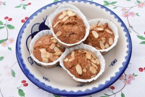 Blommemuffins opskrift - muffins med blommer