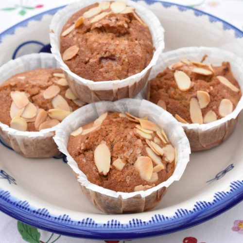 Blommemuffins opskrift - muffins med blommer