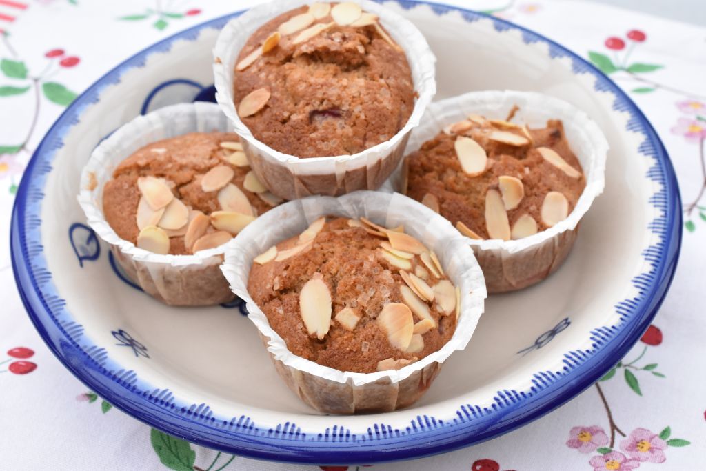 Blommemuffins opskrift - muffins med blommer
