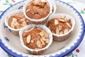 Blommemuffins opskrift - muffins med blommer