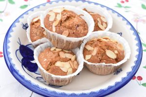 Blommemuffins opskrift - muffins med blommer