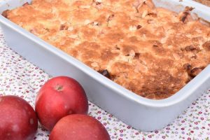 DSC_3625 • nogetiovnen.dk Amerikansk æblekage - nem kage med æbler