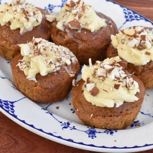 Græskarmuffins - saftige muffins med hokkaido