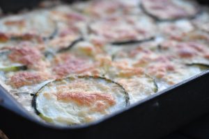Squashtærte - tærte med squash, bacon & porrer