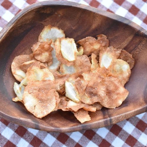 Jordskokkechips i airfryer el. ovn - nem opskrift