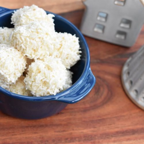 Snebolde med kondenseret mælk og kokos