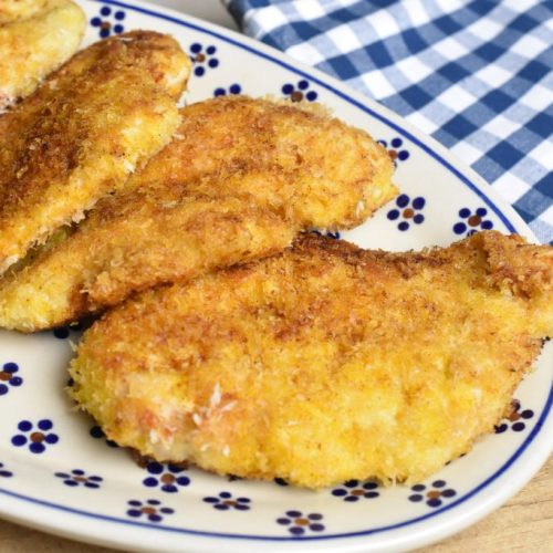 Crispy chicken opskrift - sprød paneret kylling