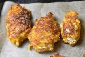 Kylling med cornflakes - crispy nuggets