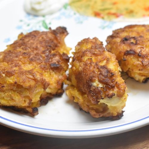 Kylling med cornflakes - crispy kyllingenuggets