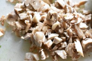 Champignon i airfryer med hvidløgssmør