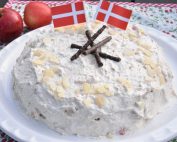Æblelagkage opskrift - lagkage med æblekompot