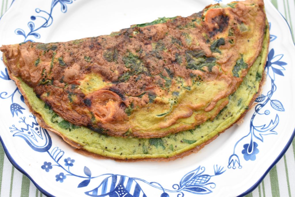 DSC_4034 • nogetiovnen.dk Omelet med spinat & tomat - nem sund opskrift