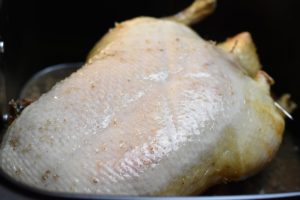 Hel and i airfryer - saftig sprød andesteg