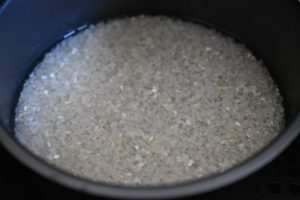 Risengrød i airfryer - grød til risalamande