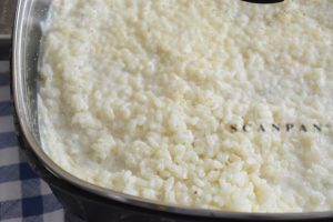 Risengrød i ovn - der ikke brænder på - opskrift 