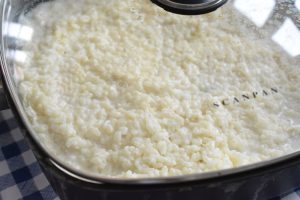 Risengrød i ovn - der ikke brænder på - opskrift