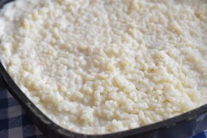 Risengrød i ovn - der ikke brænder på - opskrift 