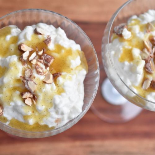 Risalamande med appelsinsauce - opskrift