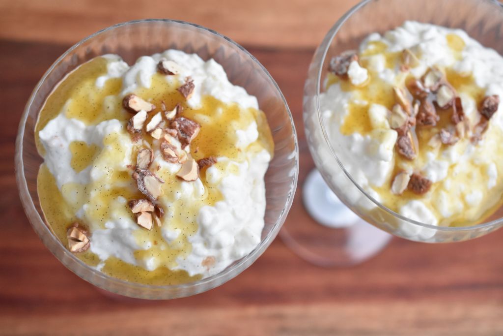 Risalamande med appelsinsauce - opskrift