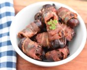 Dadler med bacon i airfryer