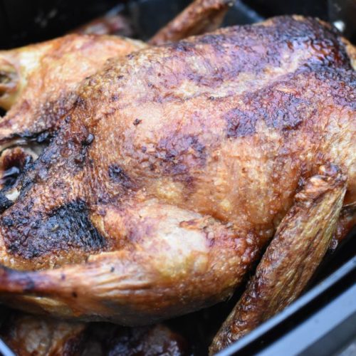 Hel and i airfryer - saftig sprød andesteg