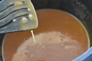 Saltkaramel - karamelsauce med fløde og salt