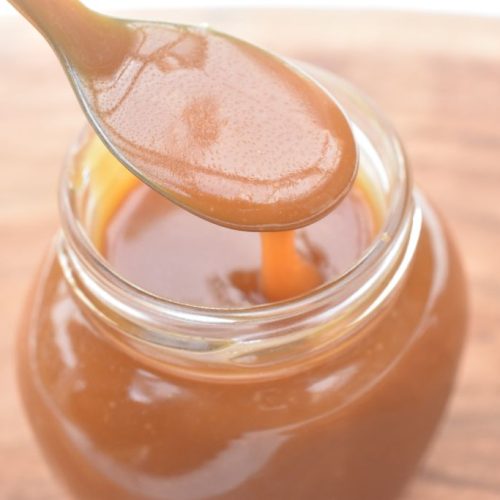 Saltkaramel opskrift - karamelsauce med salt