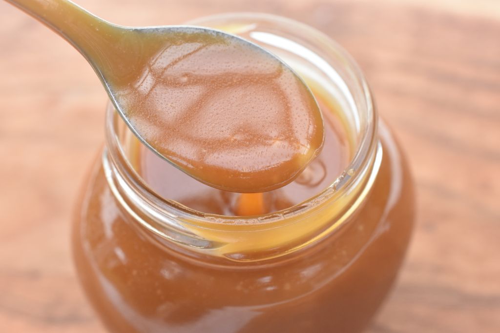 Saltkaramel opskrift - karamelsauce med salt