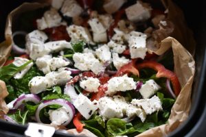 DSC_0197 • nogetiovnenstaging.com Omelet i airfryer - med spinat og feta - sund