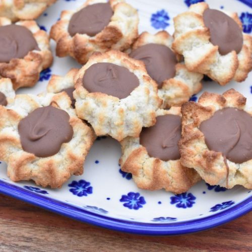 Nougat medaljoner - nem kransekage konfekt