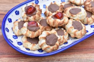 Nougat medaljoner - nem kransekage konfekt