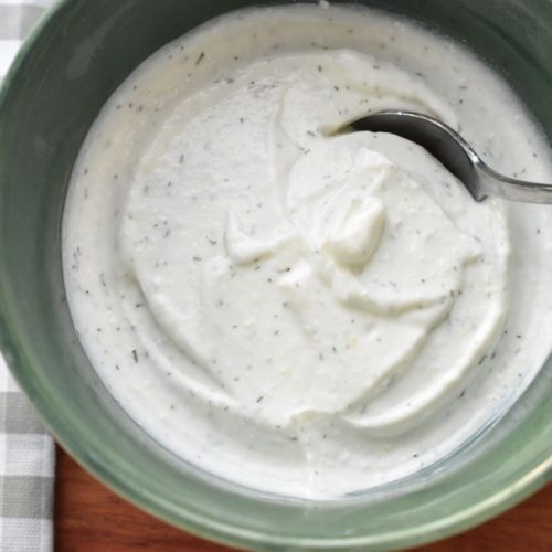 Hytteost dip - nem opskrift på dip med hytteost