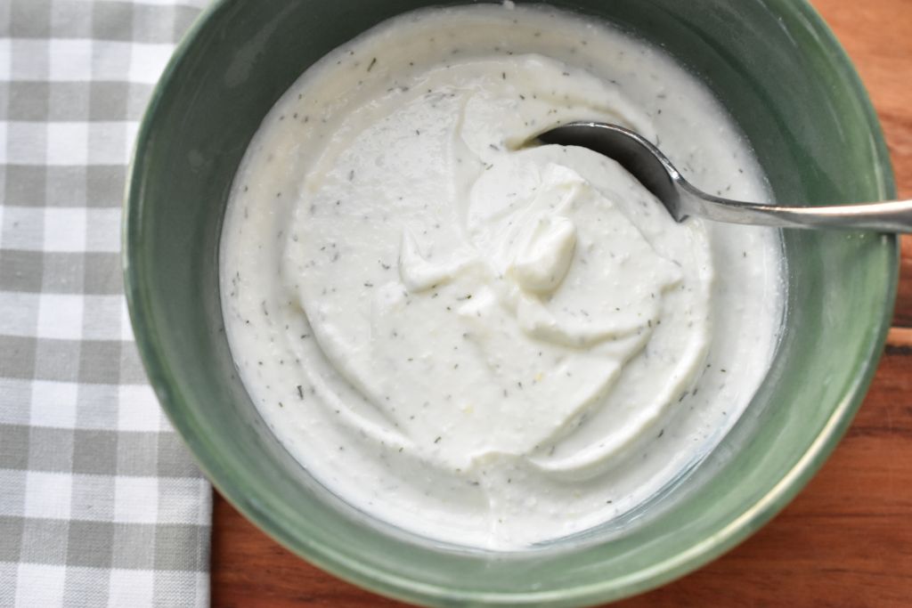 Hytteost dip - nem opskrift på dip med hytteost