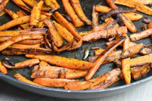 Stegte gulerødder på panden - nem opskrift