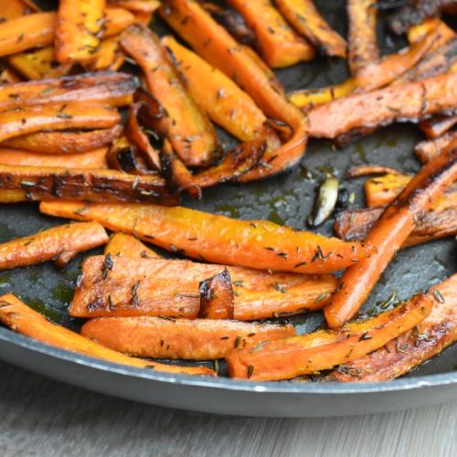 Stegte gulerødder på panden - nem opskrift