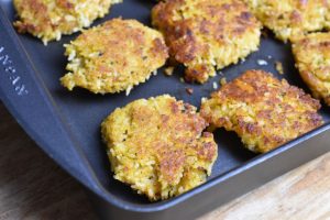 Risfrikadeller - sprøde vegetarfrikadeller med ris