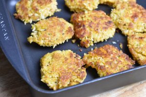 Risfrikadeller - sprøde vegetarfrikadeller med ris