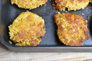 Risfrikadeller - sprøde vegetarfrikadeller med ris