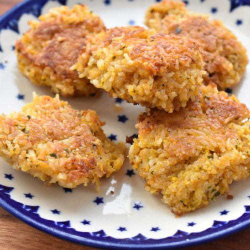 Risfrikadeller - sprøde vegetarfrikadeller med ris
