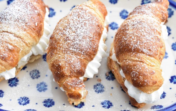 Croissant semlor - fastelavnsbolle croissant