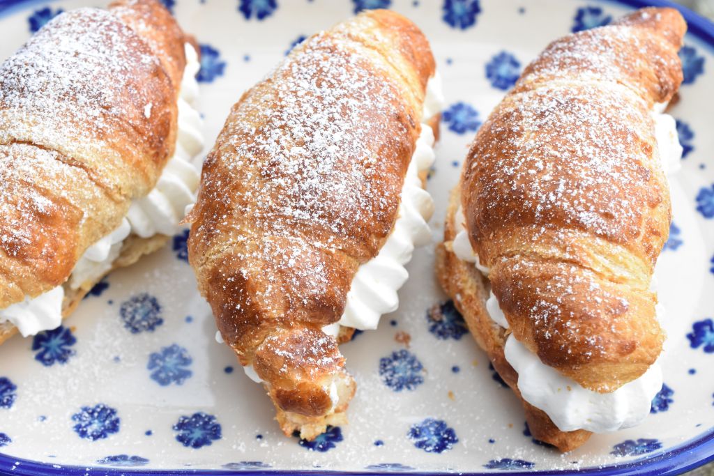 Croissant semlor - fastelavnsbolle croissant