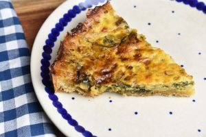 Spinattærte med hytteost - nem tærte uden kød